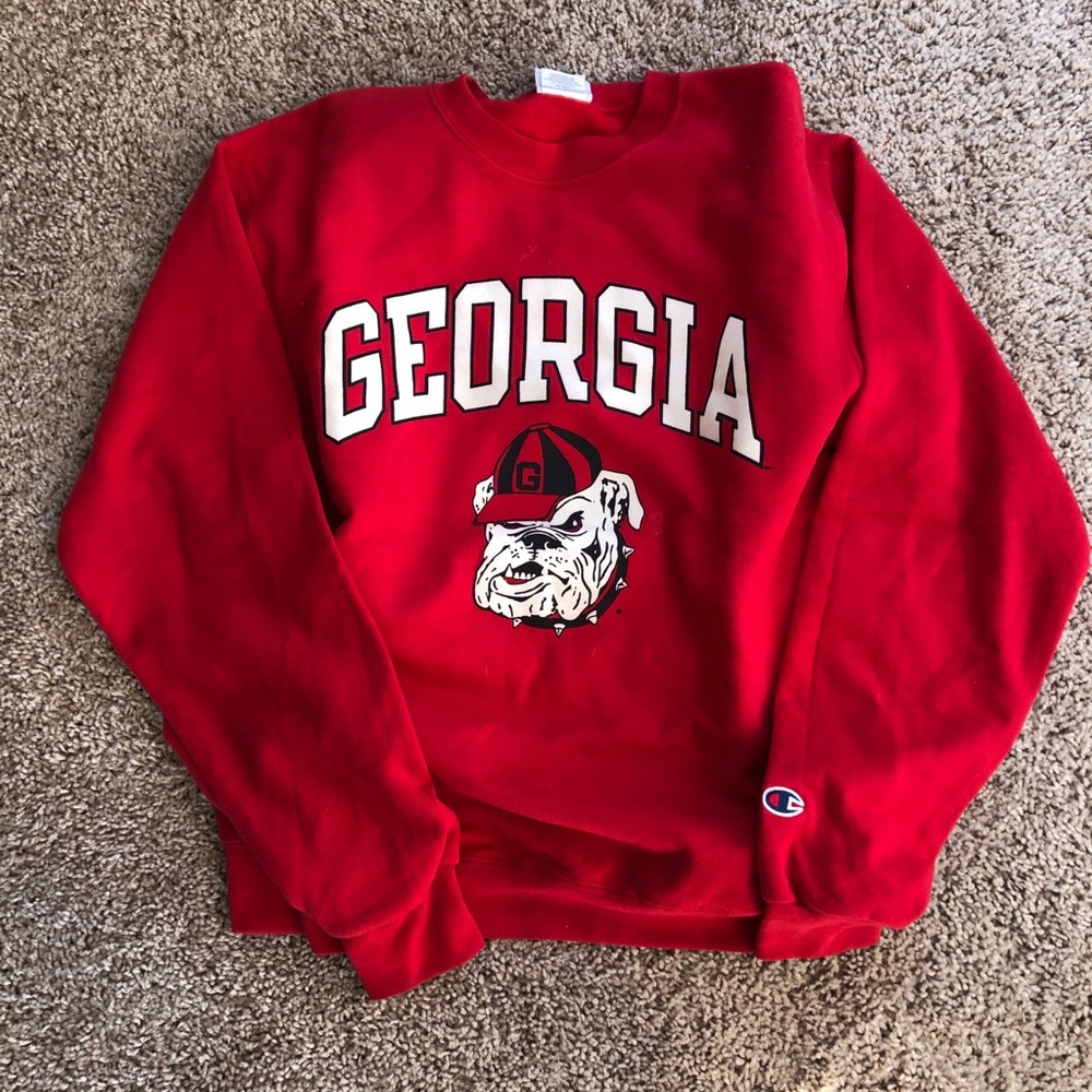 Georgia crew neck sweatshirt